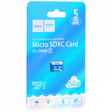 hoco. Micro SD kartica, 64GB, class 10 - MicroSD 64GB Class10 (85829)