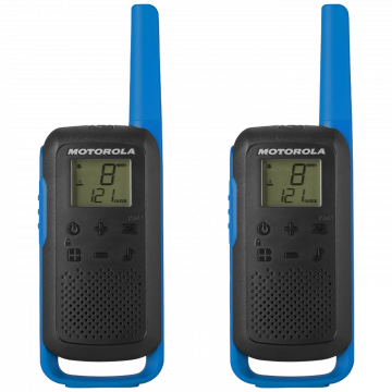Motorola Walkie Talkie, domet 8 km, 16 kanala, plava - TLKR T62 BL
