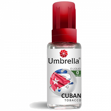 Umbrella Tekućina za e-cigarete, Cuban Tobacco 30ml, 9mg - UMB30ml Cuban 9 mg