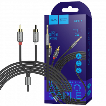 hoco. Audio kabl RCA na 3.5 mm, dužina 1.5 metar - UPA 10 RCA to 3.5mm