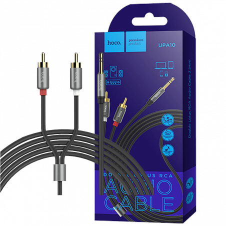 hoco. Audio kabl RCA na 3.5 mm, dužina 1.5 metar - UPA 10 RCA to 3.5mm