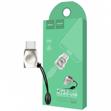 hoco. Adapter USB type C / Micro USB, OTG - UA8 Type C to Micro USB