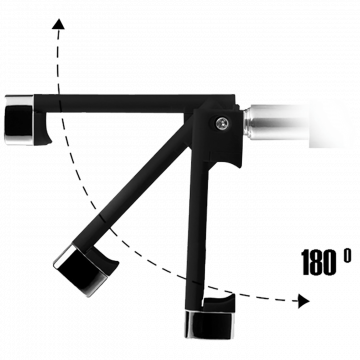 hoco. Selfie stick za smartphone, žični - K3 Beauty Selfie Stick, black