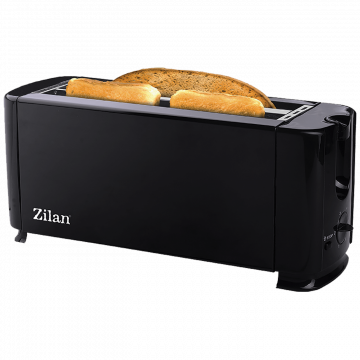 Zilan Toster, 4 šnite kruha, 6 nivoa grijanja, 1000 W, crna - ZLN2706