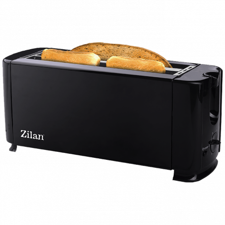 Zilan Toster, 4 šnite kruha, 6 nivoa grijanja, 1000 W, crna - ZLN2706