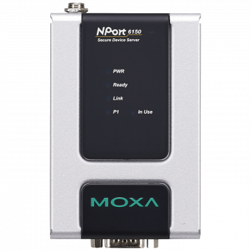 Moxa Terminal server, RS-232/422/485, RJ-45 Ethernet - JAB MOXA NPort 6150