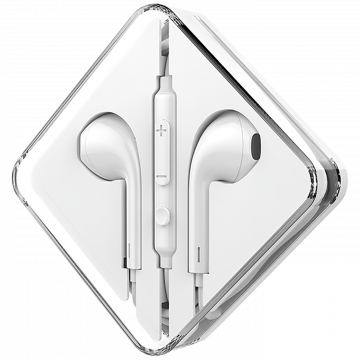 hoco. Slušalice sa mikrofonom, 3.5 mm,dužina kabela 1.2 met,bijela - M55 Memory sound White
