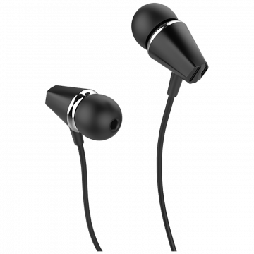 hoco. Slušalice sa mikrofonom, 3.5 mm, dužina kabela 1.2 met, crna - M34 Honor Black