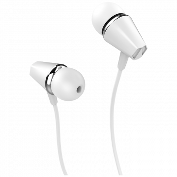 hoco. Slušalice sa mikrofonom, 3.5 mm,dužina kabela 1.2 met,bijela - M34 Honor White