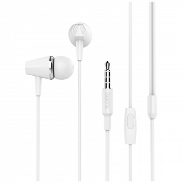 hoco. Slušalice sa mikrofonom, 3.5 mm,dužina kabela 1.2 met,bijela - M34 Honor White