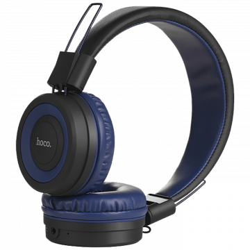 hoco. Slušalice bežične / žične, Bluetooth/ 3.5 mm,  plava - W16 Cool motion Blue