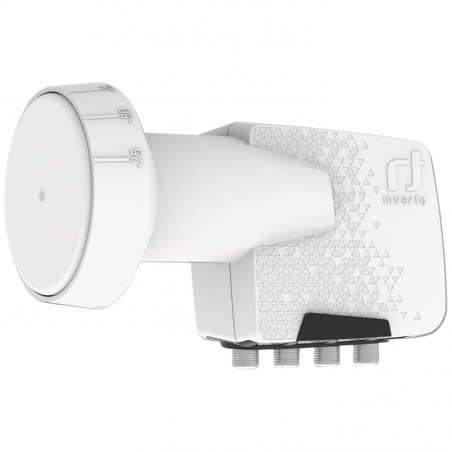 Inverto LNB Quattro, šum 0,3dB, Home Pro, DVB-S2 ( HD - UHD ) - IDLH-QTL410-HMPRO-OPN