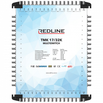 REDLINE Multišalter 4 satelita na 32 utičnice,kaskadni(bez adaptera) - TMK 17/32K