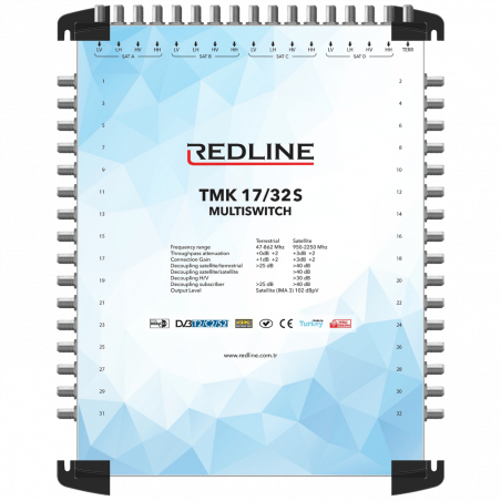 REDLINE Multišalter 4 satelita na 32 utičnica - TMK 17/32S