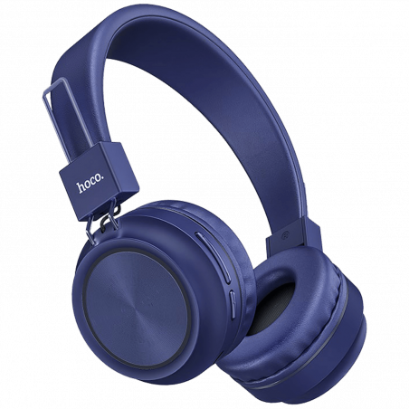 hoco. Slušalice bežične/žične, Bluetooth, 8h rada, mikrofon - W25 Promise Plave