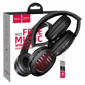 hoco. Slušalice bežične / žične, Bluetooth, mikrofon, 8h rada - W23 Brilliant Black