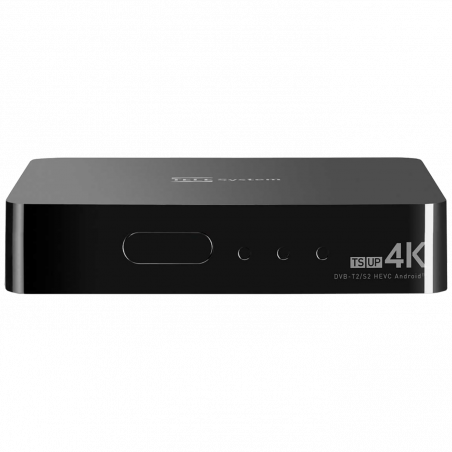 TELE System Prijemnik combo, Android , DVB-S2/T2, 4K, HEVC/10 bit - TS UP4K