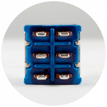 home Prekidač, KIP, 250 V~/ 3 A, 13 x 13 x Ø 6 mm, 2 položaja - ST 304