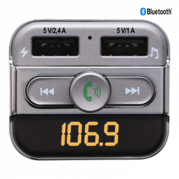 SAL FM modulator 4in1, BT handfree, 12V/24V, 3.4A punjač - FMBT PRO