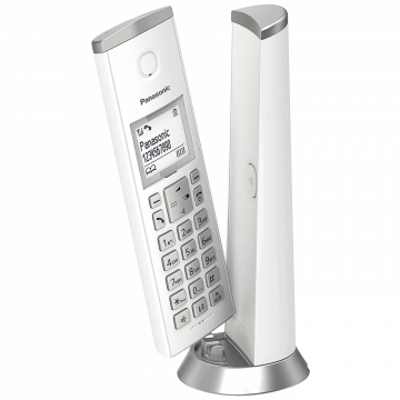 Panasonic Telefon bežični, DECT/GAP, 1.5" LED display, bijela - KX-TGK210FXW