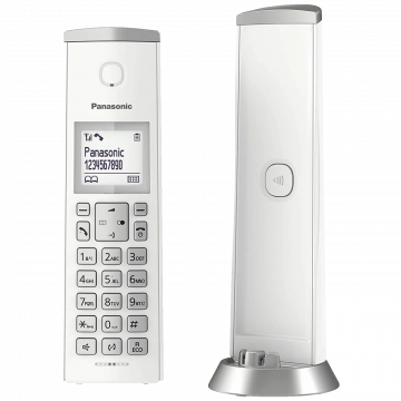 Panasonic Telefon bežični, DECT/GAP, 1.5" LED display, bijela - KX-TGK210FXW
