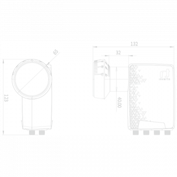 Inverto LNB Octo, sum 0.7 dB, vodonepropusan, 40 mm - IDLP-OCT410-PREMU-OPN