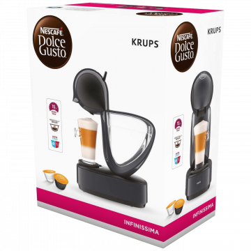 Krups Aparat za espresso kafu, 1500 W, 15 bar, DolceGusto - KP173B10, Infinissima Cosmic