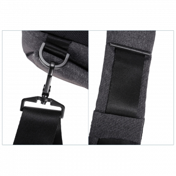 Xiaomi Ruksak za laptop 10" - Mi City Sling Bag Dark Grey