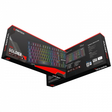 Fantech Tastatura sa RGB osvjetljenjem, gaming - K612 Soldier