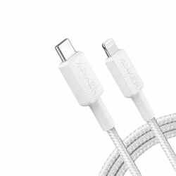 Anker 322 USB-C na Lightning kabel za punjenje, pleteni, 0.9 m, bijeli