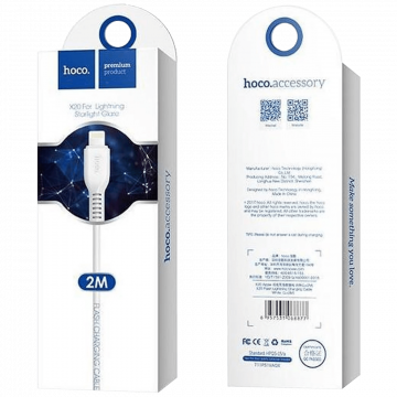 hoco. USB kabl za iPhone , Lightning kabl, dužina 2 met. - X20 Flash Lightning