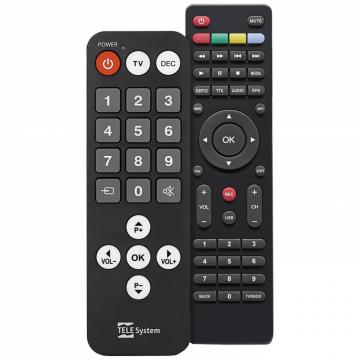 TELE System Prijemnik zemaljski, DVB-T/T2, H.265/HEVC, HDMI,Scart - TS Unico