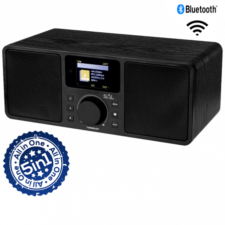 SAL Internet radio, FM , DAB, Bluetooth , 5u1 - INR 5000/BK