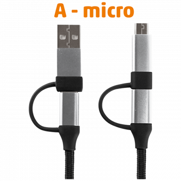 home USB kabl za punjenje, 4u1, multi, dužina 1.5 met. - USB MULTI