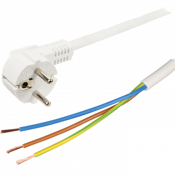 home Produžni kabl, 3 utičnice, 1.0mm², 1.5 met, bijeli - NV 3/WH