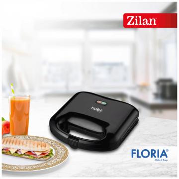 Floria Sendvič Toster, LED indikator, 750 W - ZLN0829
