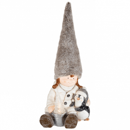 home Dekorativna rasveta, keramička figura, djevojčica - KDC 25