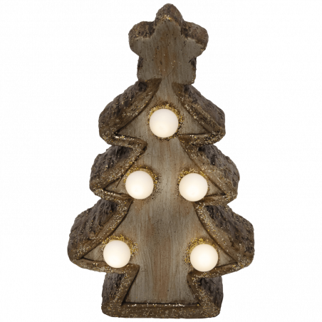 home Dekorativna rasveta, LED keramička figura, bor - KDC 15/T