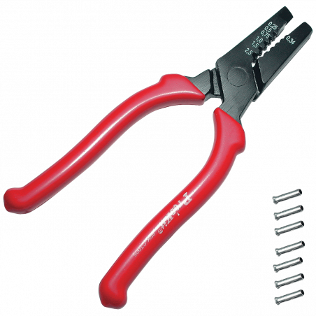 SMA Kliješta za prešanje krajeva žice, 160 mm - 8PK-CT005
