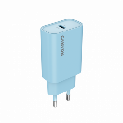 CANYON OnCharge 30CL punjač 30W USB-C PD, EU utikač, svijetlo plavi