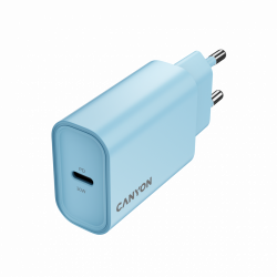 CANYON OnCharge 30CL punjač 30W USB-C PD, EU utikač, svijetlo plavi