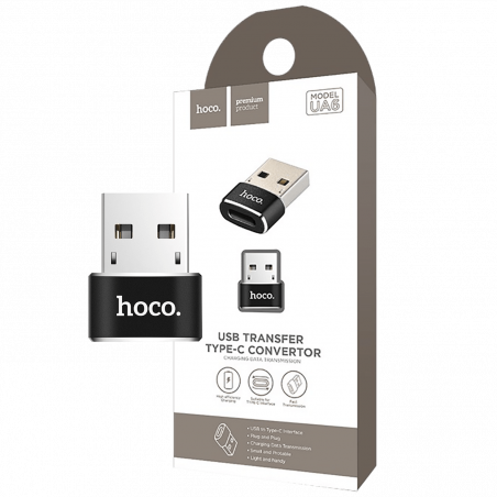 hoco. Adapter USB-A to type C - UA6