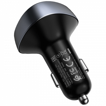 hoco. FM modulator, Bluetooth, 12/24 V, 2xUSB, 1xtype C, PD 18W - E51 Road treasure