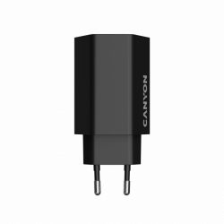 CANYON HEXAGON 65 GaN punjač 65W, 2xUSB-C PD i 1xUSB-A QC, crni