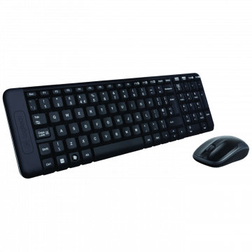 Logitech Tastatura + miš, bežični set, 2.4 GHz - MK220