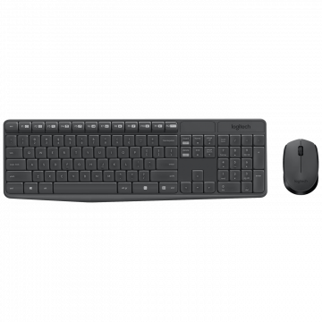Logitech Tastatura + miš, bežični set, 2.4 GHz - MK235