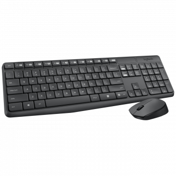 Logitech Tastatura + miš, bežični set, 2.4 GHz - MK235