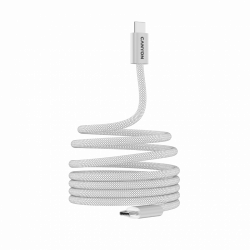 CANYON OnWire 60MG USB-C kabel 60W, magnetni, pleteni, 1m, bijeli