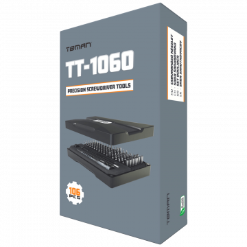 Toman Set alata, precizni odvijači, 106 kom - TT-1060