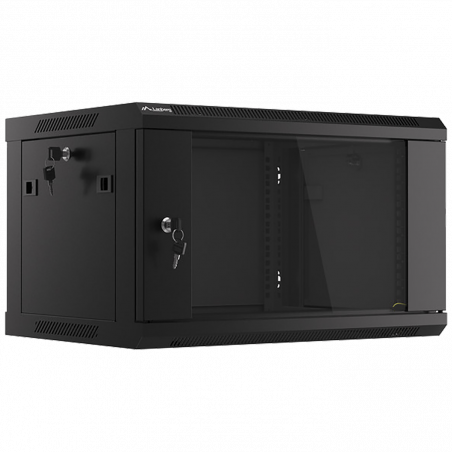 Lanberg Rack Ormar, 600 / 368 / 450 mm - RACK CABINET 6U, 19", Black